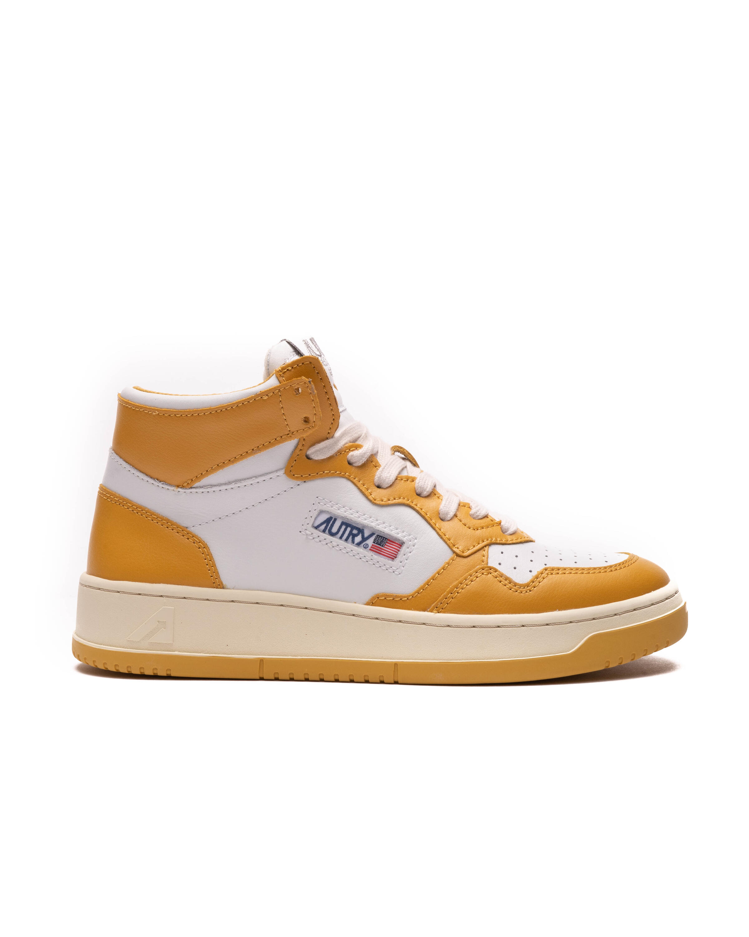 スニーカー AUTRY Medalist sneakers in leather mustard AULWWB12 Autry Action Shoes Wmns Medalist Mid | AUMWWB12 | AFEW STORE